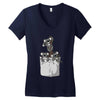 pocket koala bears Women's V-Neck T-Shirt
