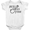 reel girls fish Baby Onesie