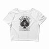 ride the biker Crop Top
