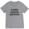 Liver Cancer Survivor V-Neck Tee