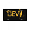 devil License Plate