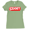 sziget europe festival music Ladies Fitted T-Shirt