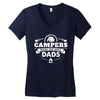 Campers Make the Best Dads Women's V-Neck T-Shirt