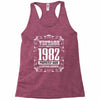 vintage made in 1982 perfectly aged a living legend Racerback Tank