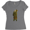 Bear in The Forest Women's Triblend Scoop T-shirt