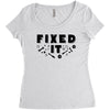 Broke It - Fixed It Women's Triblend Scoop T-shirt