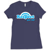 respect your dad Ladies Fitted T-Shirt