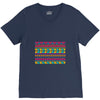 pattern overload V-Neck Tee