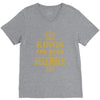 kings are born in december V-Neck Tee