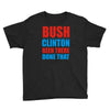 bush clinton large Youth Tee