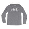 evolution of a golfer Long Sleeve Shirts