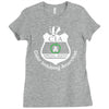cia badge cider imbibing anarchist with badge Ladies Fitted T-Shirt