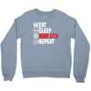 eat sleep manchester Crewneck Sweatshirt