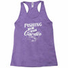 fishing is my cardio Racerback Tank