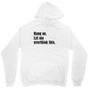 hang on. let me overthink this Unisex Hoodie