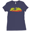 climbing rocks wall climb indoor outdoor Ladies Fitted T-Shirt