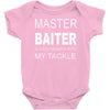 master baiter funny fishing t shirt mens Baby Onesie