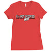 funny t shirt i'm not satisfied until you're not satisfied rude tee Ladies Fitted T-Shirt