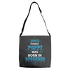 The Best Poppy Was Born In December Adjustable Strap Totes