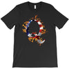 American Flag Q T-Shirt