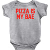 pizza is my bae ringer Baby Onesie