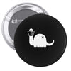 apatosaurus white Pin-back button