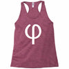 phi by numbers Racerback Tank