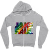 jake paul text paradise Zipper Hoodie