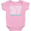 faster than the speed of something slower Baby Bodysuit