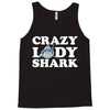 crazy lady shark Tank Top