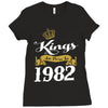 kings are born in 1982 Ladies Fitted T-Shirt