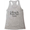 i'd rather be playing video games Racerback Tank