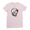 Astronaut Dog Ladies Fitted T-Shirt