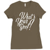what's your beef Ladies Fitted T-Shirt