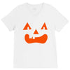fun face pumpkin V-Neck Tee