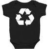 recycle symbol Baby Bodysuit
