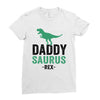 Daddysaurus Ladies Fitted T-Shirt