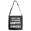 gravity check Adjustable Strap Totes