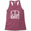life behind bars cycling Racerback Tank
