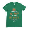 dad the man the myth the best dad ever Ladies Fitted T-Shirt