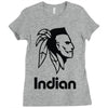indian warrior fighter Ladies Fitted T-Shirt