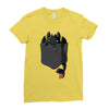 pocket toothless Ladies Fitted T-Shirt