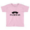 mustache Toddler T-shirt