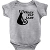crazy cat lady Baby Bodysuit