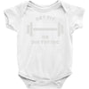 clever gym pun Baby Onesie