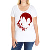 deadpool face Ladies Curvy T-Shirt