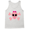 fummy pink skull long sleeve Tank Top