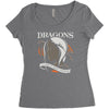 dragons are a girl's best frien Women's Triblend Scoop T-shirt