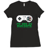 dad retro game Ladies Fitted T-Shirt