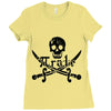 pi rate pirate Ladies Fitted T-Shirt